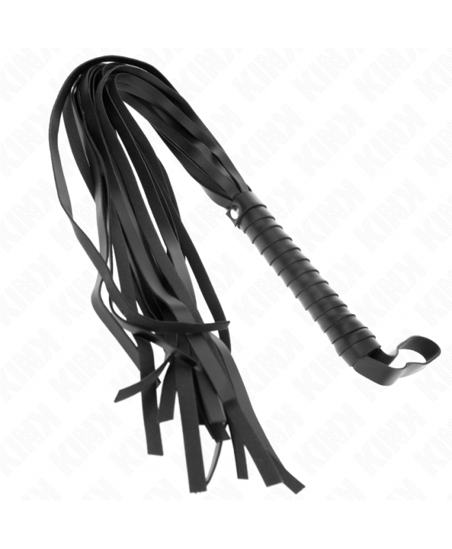 KINK - NEGRO SHORT HANDLE LONG TAIL WHIP 70 CM