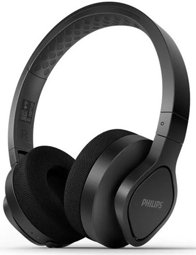 Ausinės PHILIPS GO A4216 Sport, belaidės, ant ausų, Black