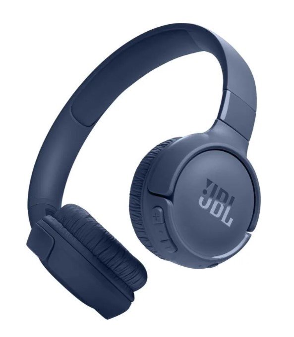 Ausinės JBL Tune 520BT, ant ausų, belaidės, mėlynos