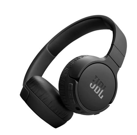 Ausinės JBL Tune 670, ant ausų, belaidės, ANC, juodos