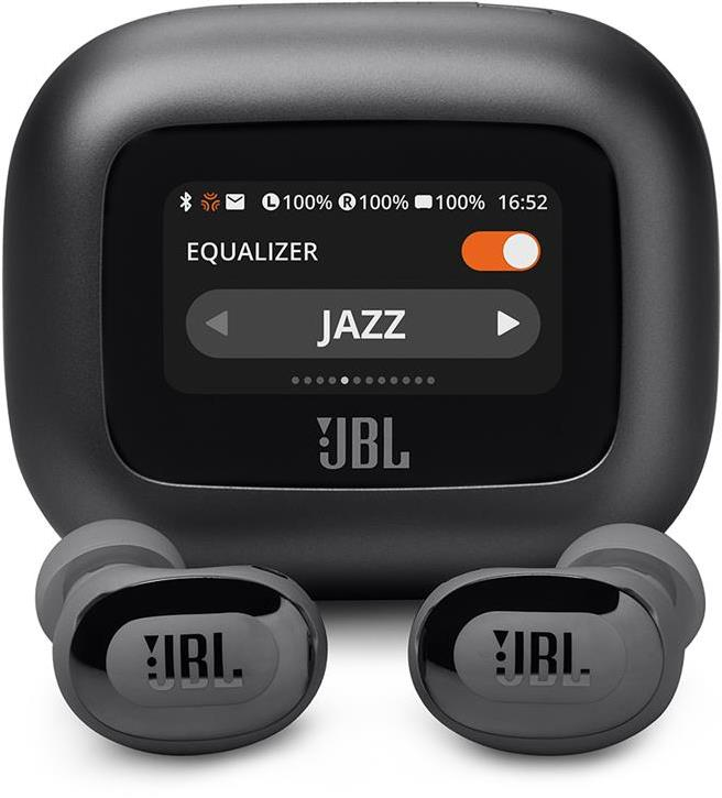 Ausinės JBL Live Buds 3, į ausis, belaidės, NC, juodos