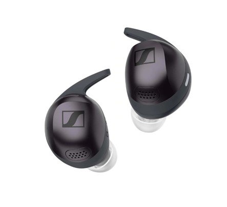 Ausinės SENNHEISER Momentum SPORT, į ausis, belaidės, grafito