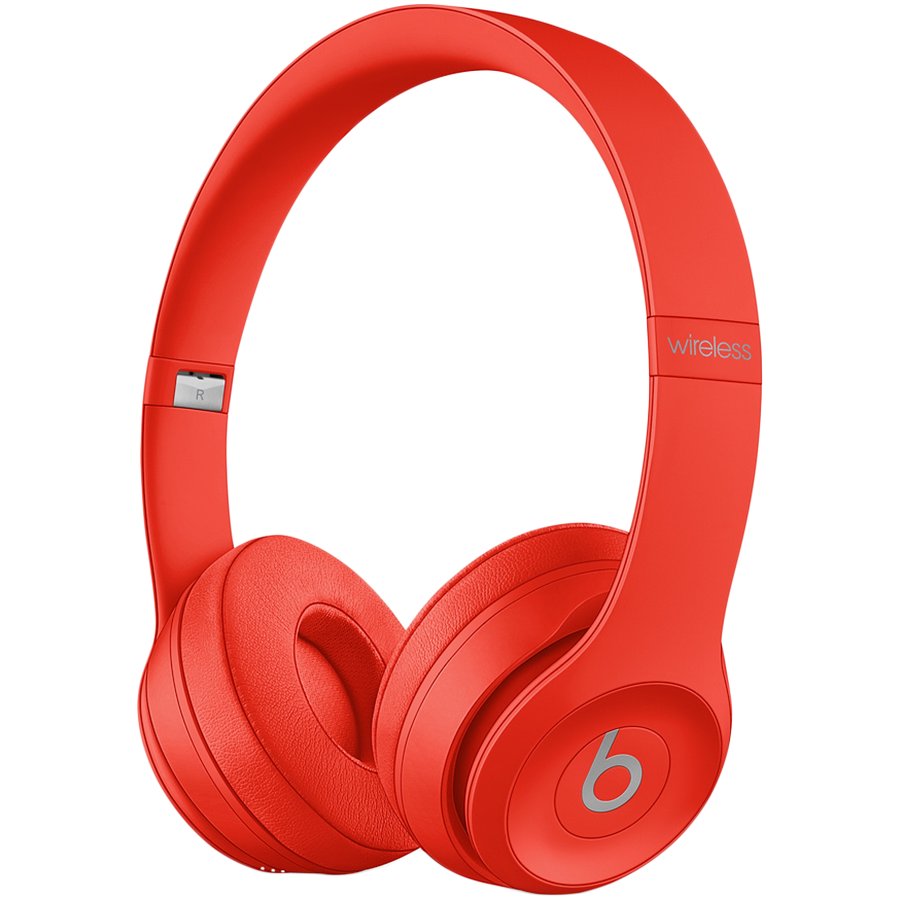 Ansinės Beats Solo3, ant ausų, citrus red