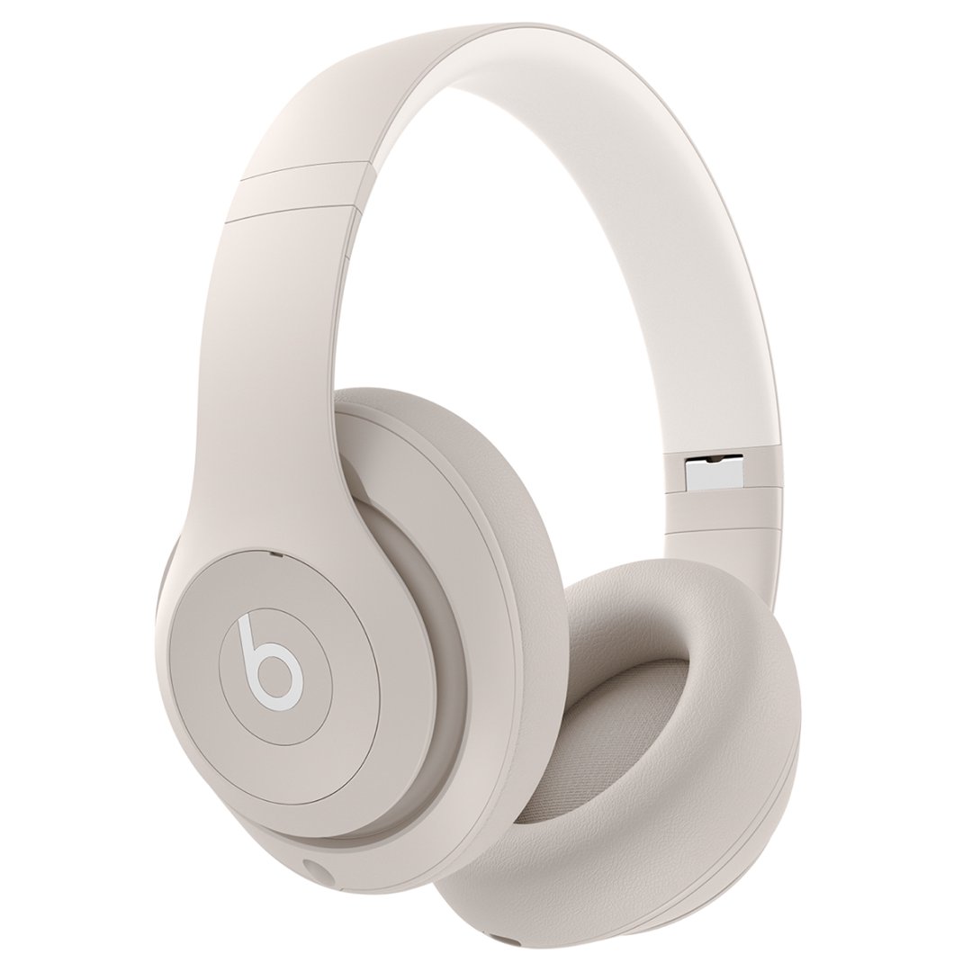 Ausinės BEATS Studio Pro, triukšmą slopinančios, belaidės, smėlio spalvos