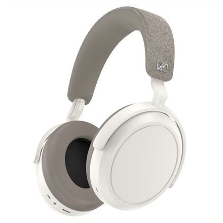 Ausinės SENNHEISER Momentum 4 ant ausų, belaidės, adaptive ANC, baltos