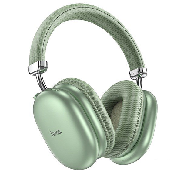 Hoco W35 Max Joy Belaidės Bluetooth ausinės į ausis Žalioji