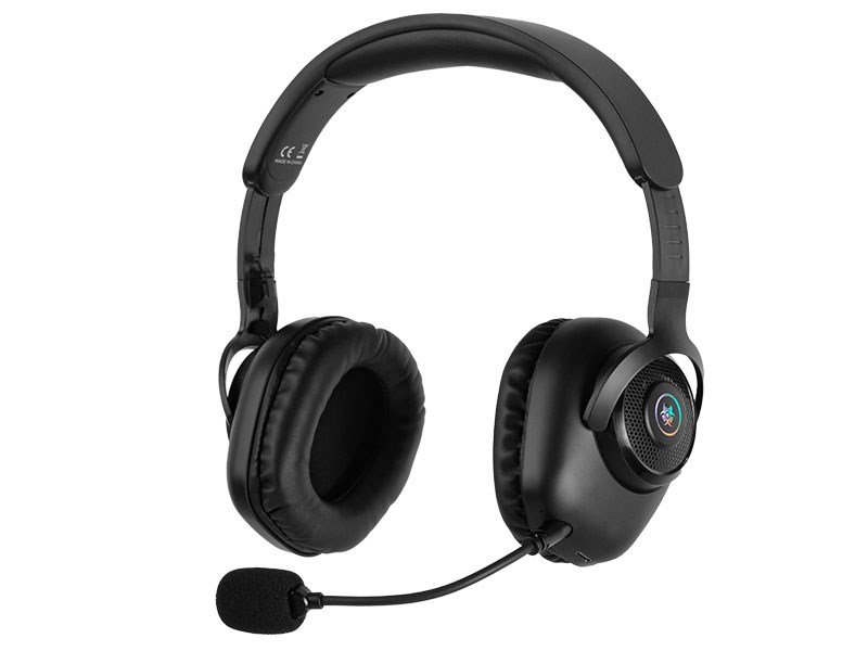 Tracer ausinės GAMEZONE Mobile Hybrid BT+2.4G Juoda