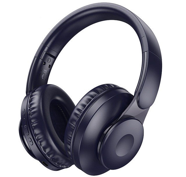 Hoco W45 Enjoy Belaidės Bluetooth ausinės į ausis Mėlyna