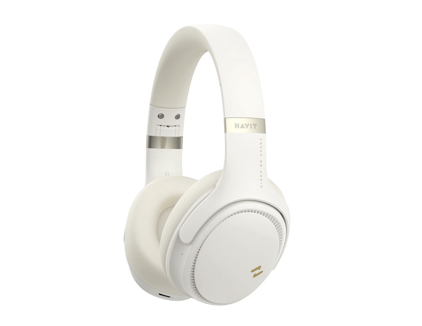 Havit H630BT PRO - Bluetooth ausinės su ANC (sviesto geltonos spalvos)