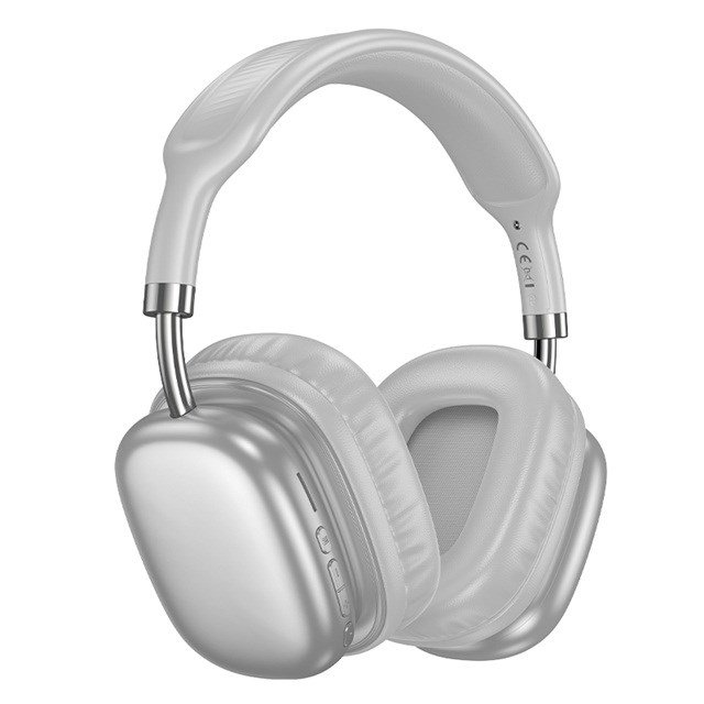 Hoco W52 Plus Tone Ausinės In-ear belaidžiu Bluetooth ryšiu, Sidabrinis