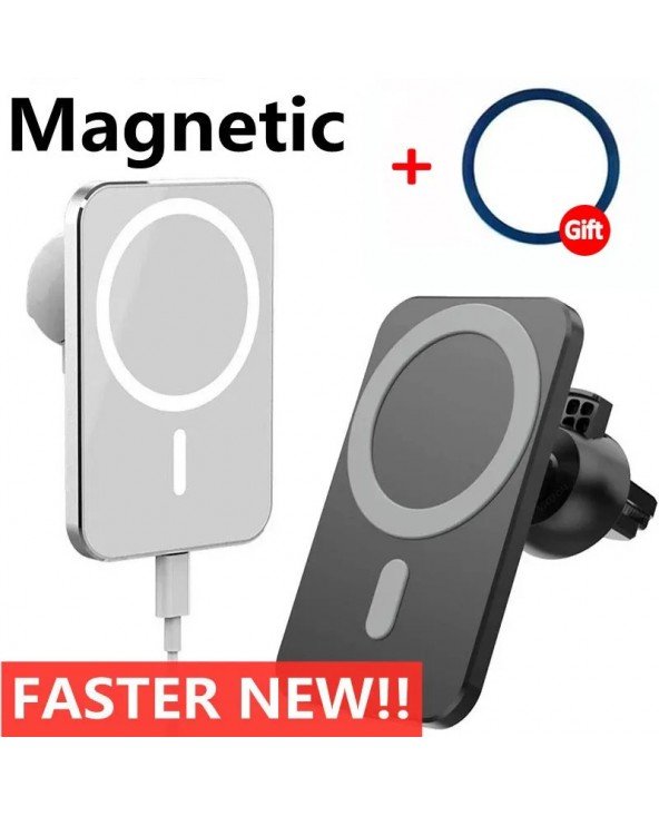 30 W magnetinis automobilinis belaidis įkroviklis macsafe, skirtas iPhone 12 13 14 15 pro max mini Air Vent