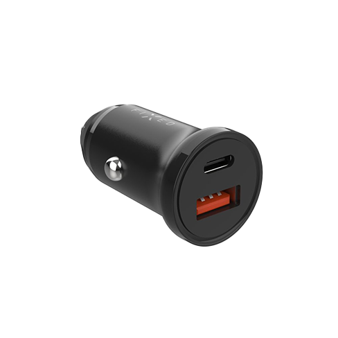 USB-C/USB 20W automobilinis įkroviklis