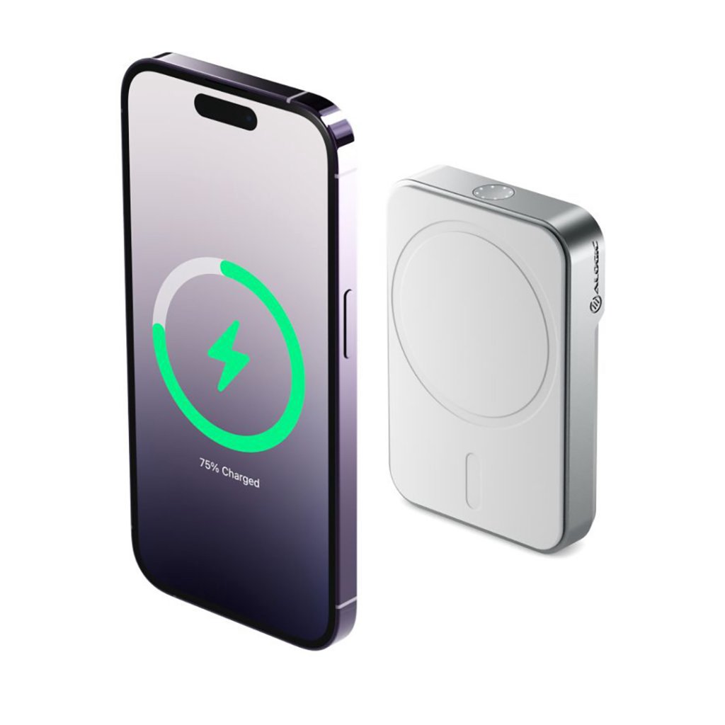 Įkroviklis ALOGIC PowerBank with MagSafe 5000mAh - White