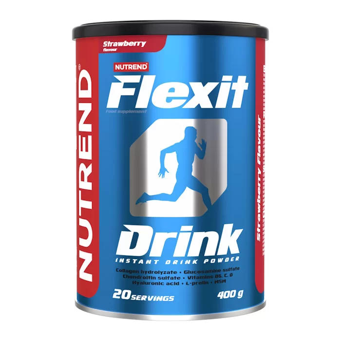 [1-2d.d.] NUTREND Flexit Drink - 400g Braškė