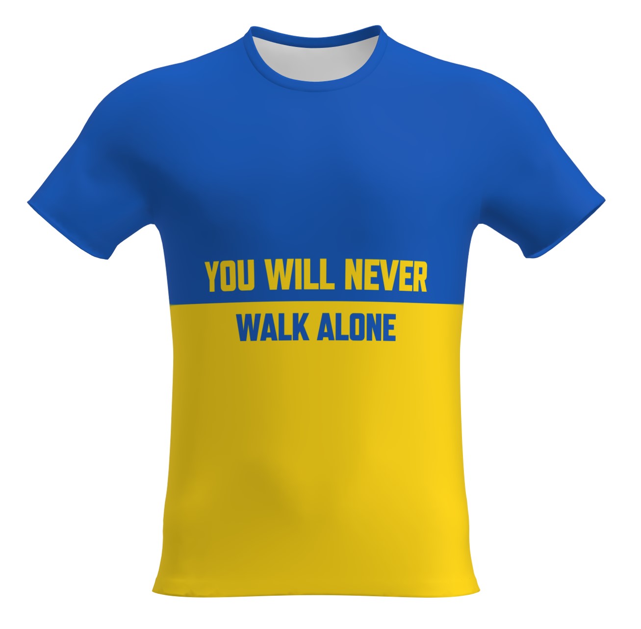 YOU WILL NEVER WALK ALONE sport. marškinėliai