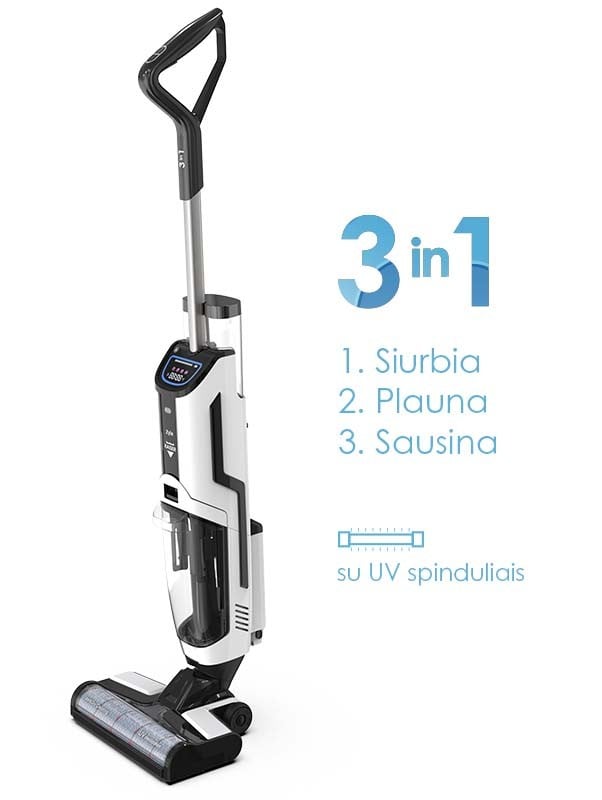 Įkraunamas plaunantis dulkių siurblys Zyle Cordless Kaiser ZYWETCLEANBW Įkraunamas plaunantis dulkių siurblys Zyle Cordless Kaiser ZYWETCLEANBW