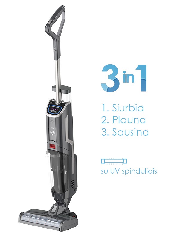 Įkraunamas plaunantis dulkių siurblys Zyle Cordless WetCleanZYWETCLEAN Įkraunamas plaunantis dulkių siurblys Zyle Cordless WetCleanZYWETCLEAN