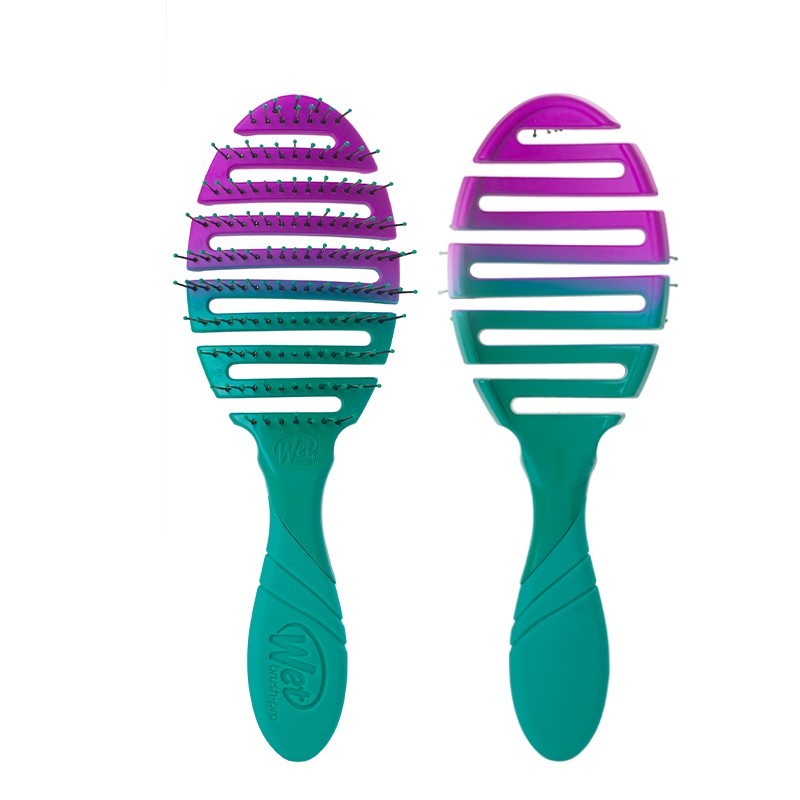 WETBRUSH PRO FLEX DRY plaukų džiovinimo šepetys, Teal Ombre WETBRUSH PRO FLEX DRY plaukų džiovinimo šepetys, Teal Ombre