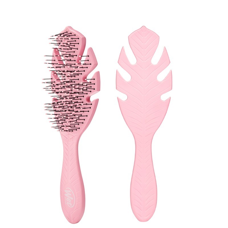 WETBRUSH GO GREEN DETANGLER PALE PINK plaukų šepetys WETBRUSH GO GREEN DETANGLER PALE PINK plaukų šepetys