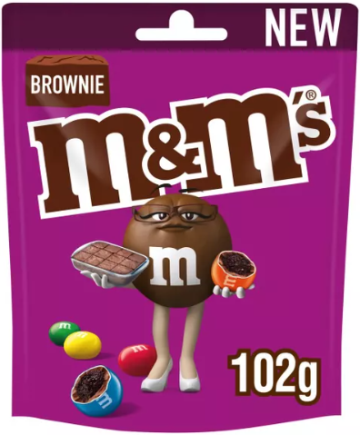 Dražė M&M's (BROWNIE), 102g Dražė M&M's (BROWNIE), 102g