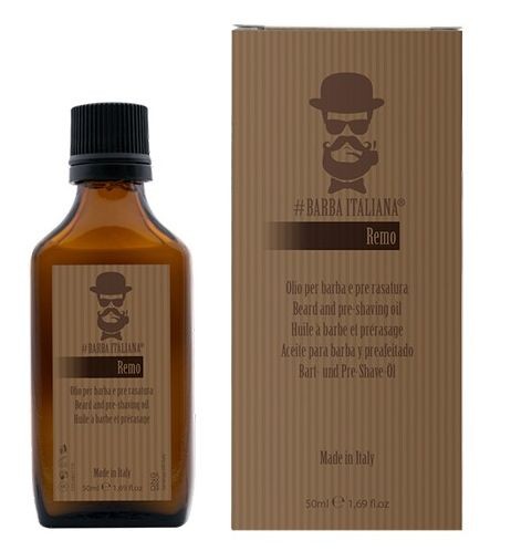 Barba Italiana Barzdos plaukų aliejus Remo, 50 ml BI07770 Barba Italiana Barzdos plaukų aliejus Remo, 50 ml BI07770