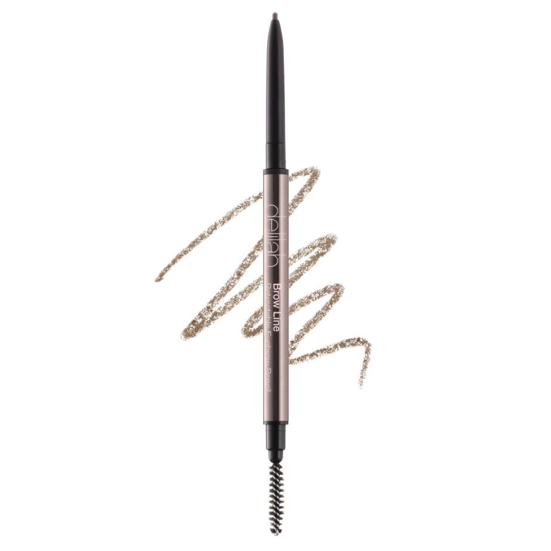 delilah BROW LINE išsukamas antakių pieštukas su šepetėliu, 0,08 g. delilah BROW LINE išsukamas antakių pieštukas su šepetėliu, 0,08 g. - Ash