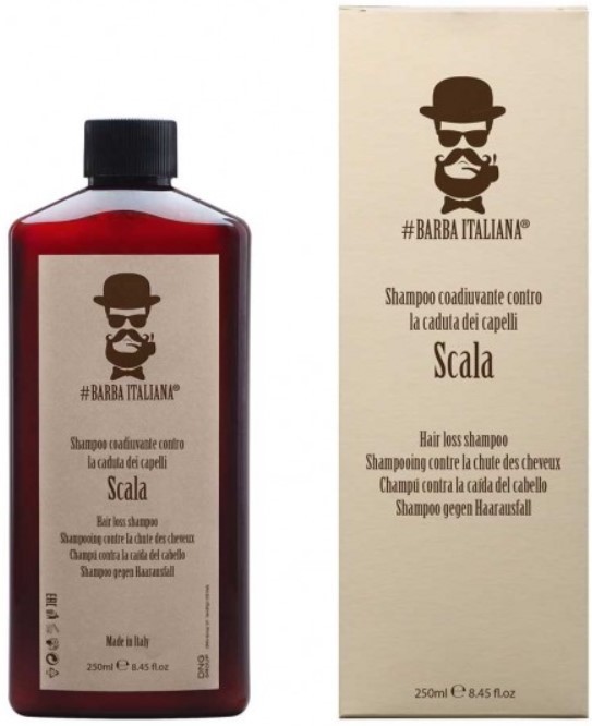 Barba Italiana Šampūnas nuo plaukų slinkimo Scala, 250 ml BI777070 Barba Italiana Šampūnas nuo plaukų slinkimo Scala, 250 ml BI777070