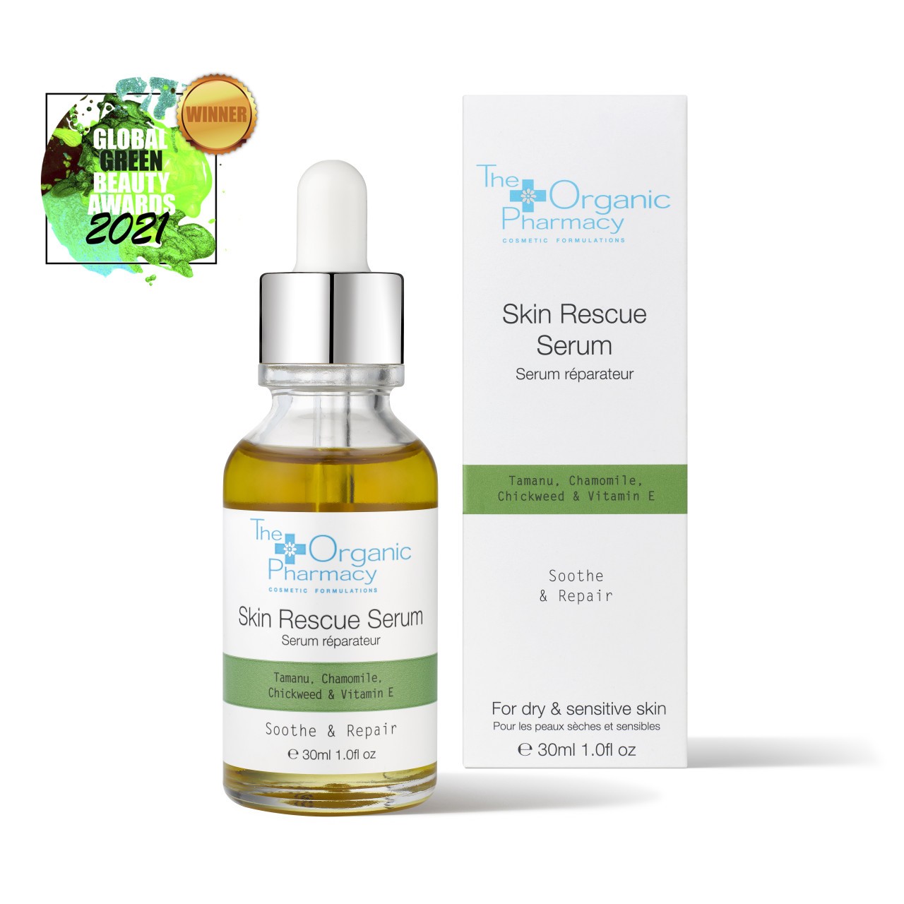 The Organic Pharmacy Skin Rescue serumas 30 ml The Organic Pharmacy Skin Rescue serumas 30 ml