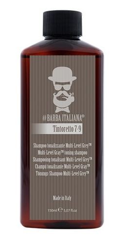 Barba Italiana Dažantis šampūnas vyrams Tintoretto 7/9 150ml BI079 Barba Italiana Dažantis šampūnas vyrams Tintoretto 7/9 150ml BI079