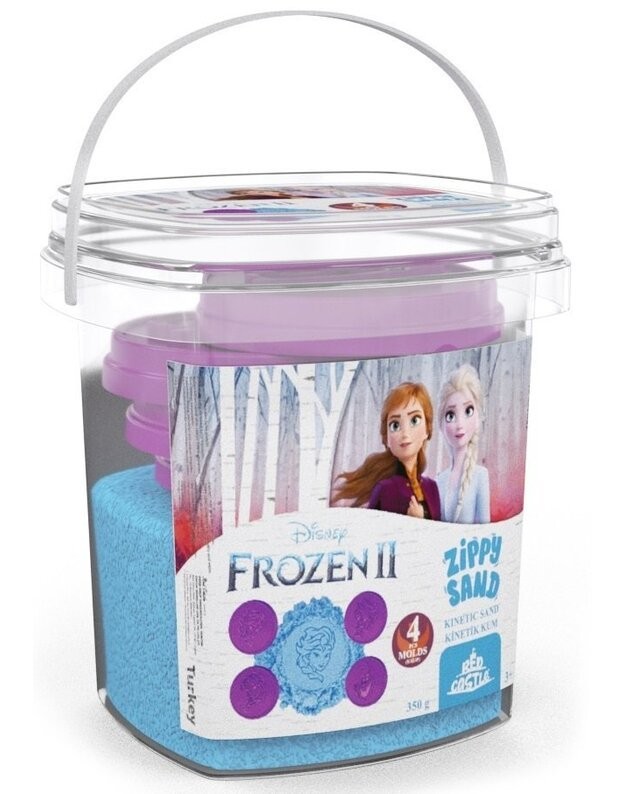 Violetinės spalvos kinetinis smėlis"Frozen" 350g. Violetinės spalvos kinetinis smėlis"Frozen" 350g.