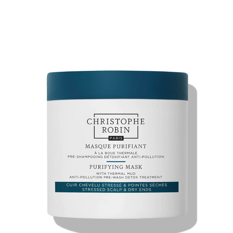 Christophe Robin PURIFYING MASK valomoji plaukų kaukė su terminiu moliu, 250 ml. Christophe Robin PURIFYING MASK valomoji plaukų kaukė su terminiu moliu, 250 ml.