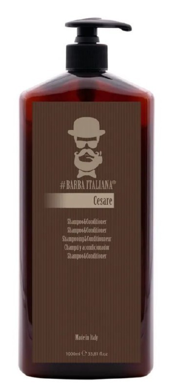 Barba Italiana Šampūnas-kondicionierius Cesare, 1000 ml BI0707BIG Barba Italiana Šampūnas-kondicionierius Cesare, 1000 ml BI0707BIG