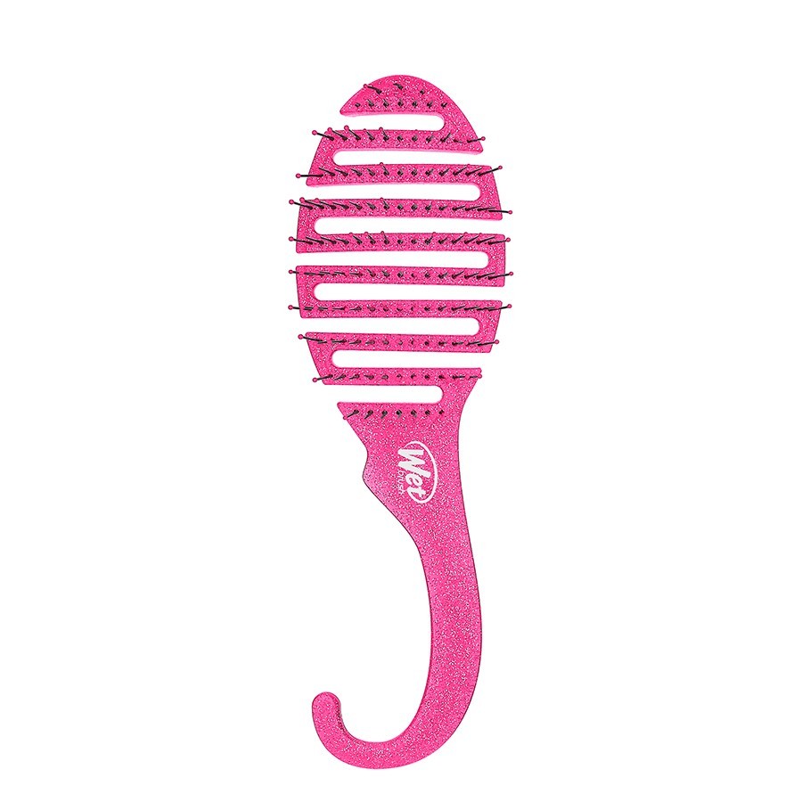 WETBRUSH RETAIL FLEX DRY plaukų šepetys šlapiems plaukams, Pink Glitter WETBRUSH RETAIL FLEX DRY plaukų šepetys šlapiems plaukams, Pink Glitter