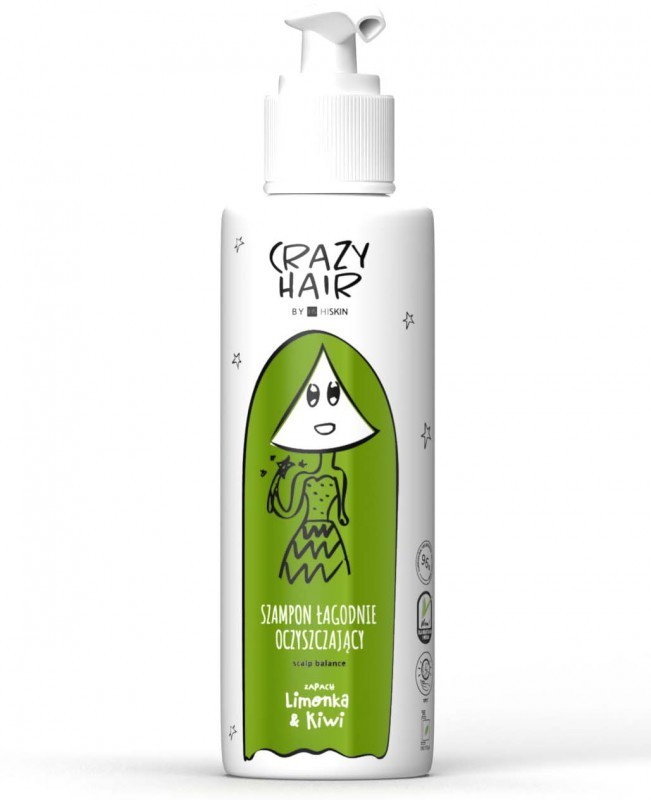 Crazy Hair Lime & Kiwi švelnus valomasis šampūnas 300 ml Crazy Hair Lime & Kiwi švelnus valomasis šampūnas 300 ml