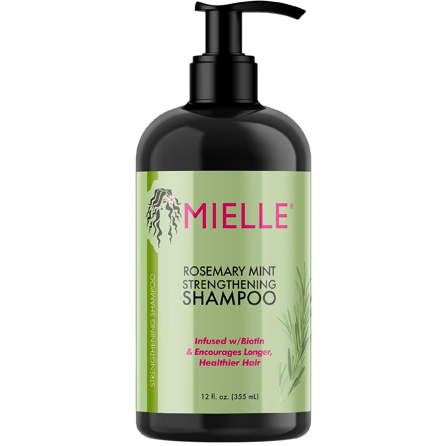 Mielle Rosemary Mint Strengthening Shampoo 355 ml Stiprinamasis plaukų šampūnas Mielle Rosemary Mint Strengthening Shampoo 355 ml Stiprinamasis plaukų šampūnas