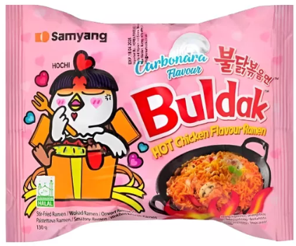 Ramenas SAMYANG (BULDAK CARBONARA), 130g Ramenas SAMYANG (BULDAK CARBONARA), 130g