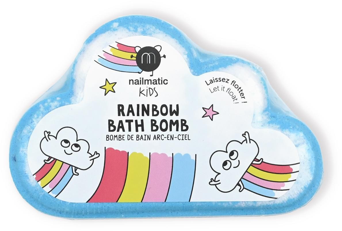 Nailmatic KIDS RAINBOW Bath Bomb Vonios burbulas, 160g Nailmatic KIDS RAINBOW Bath Bomb Vonios burbulas, 160g