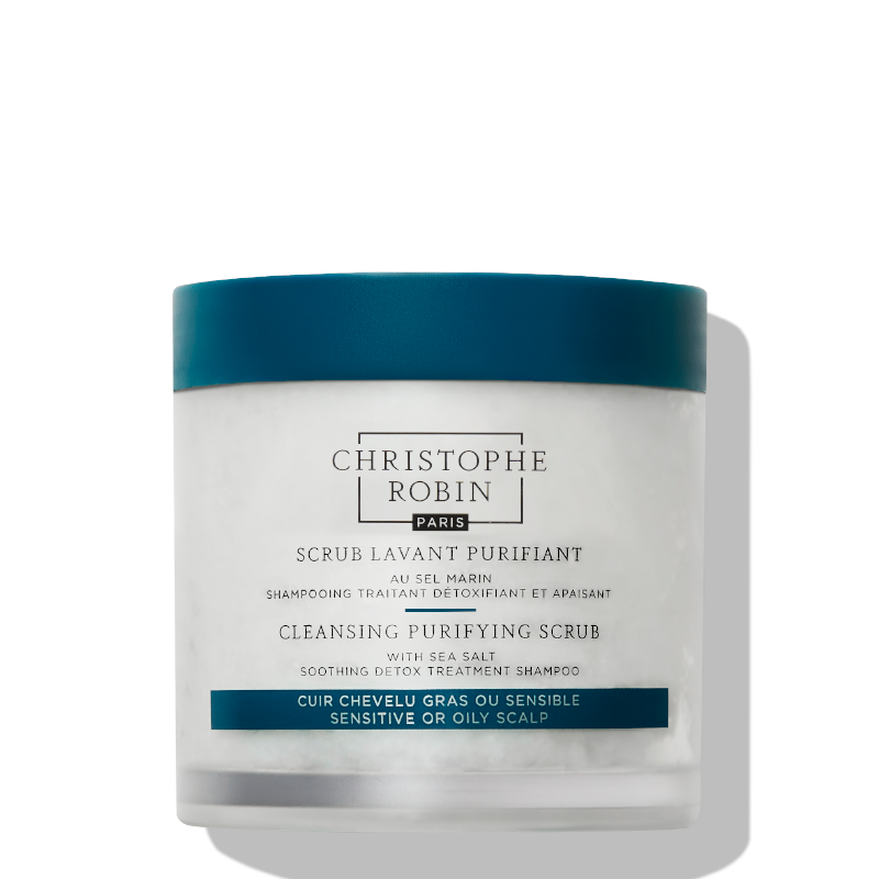 Christophe Robin CLEANSING PURIFYING SCRUB galvos odos šveitiklis su jūros druska Christophe Robin CLEANSING PURIFYING SCRUB galvos odos šveitiklis su jūros druska - 75 ml.