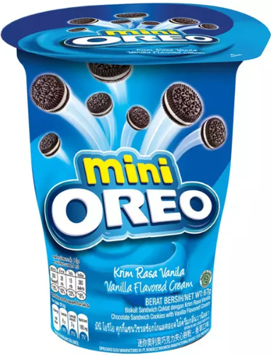 Sausainiai OREO MINI (VANILLA), 67g Sausainiai OREO MINI (VANILLA), 67g