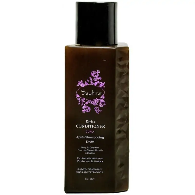 Intensyviai drėkinantis kondicionierius plaukams Saphira Divine Conditioner SAFDC1, besipučiantiems, besigarbanojantiems plaukams, 90 ml