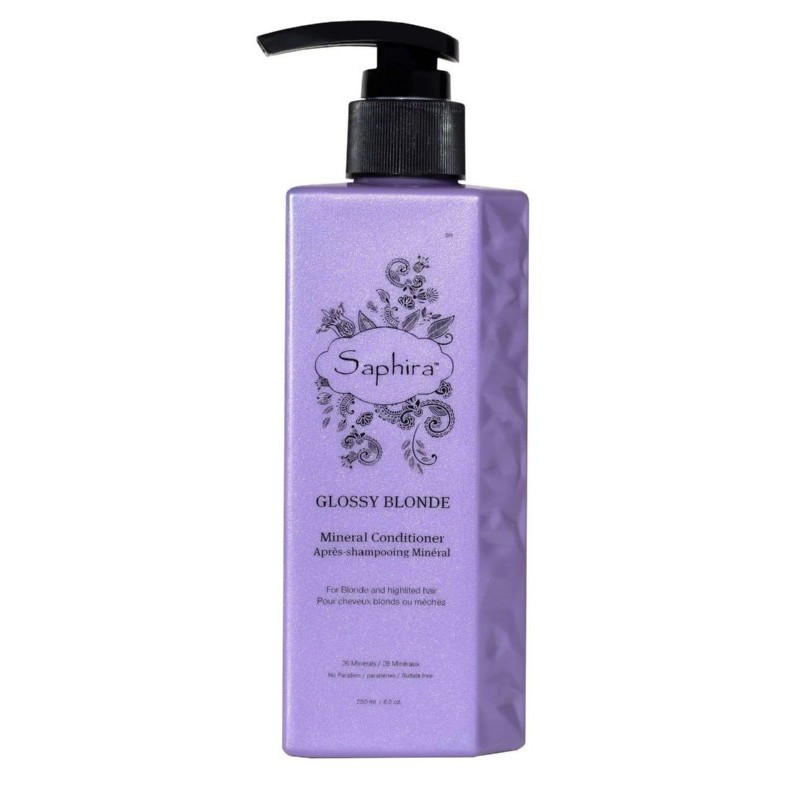 Kondicionierius šviesiems plaukams Glossy Blonde, 250ml SAFGBC2