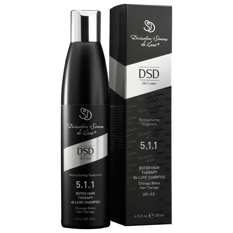 Plaukų šampūnas Botox Hair Therapy de Luxe Shampoo, su botoksu, DSD 5.1.1 200 ml