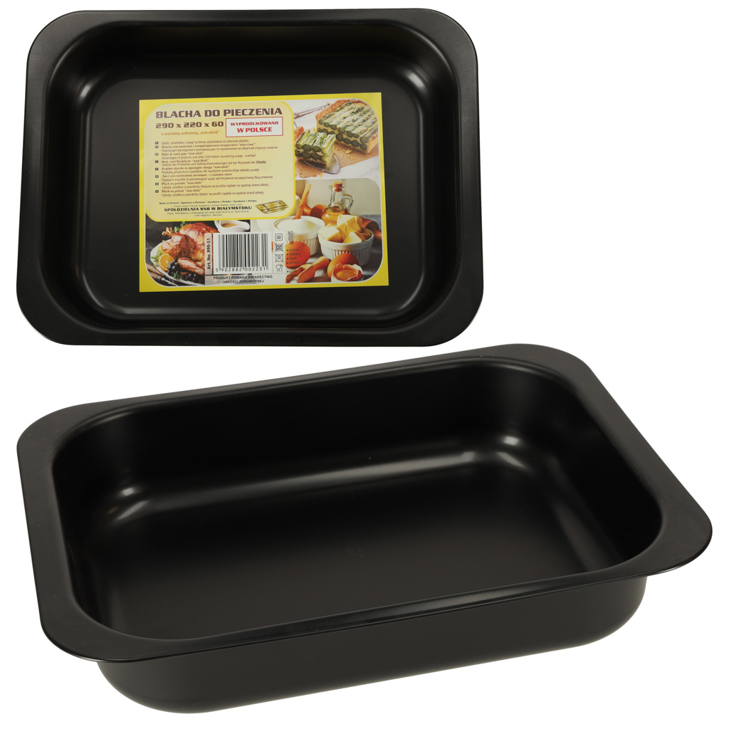 Kepimo Forma „Non-Stick“ 290 x 220 x 60 Juoda