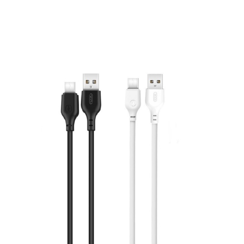 XO kabelis NB103 USB - USB-C 1,0 m 2,1A juodas 30 vnt. / baltas 20 vnt. rinkinys