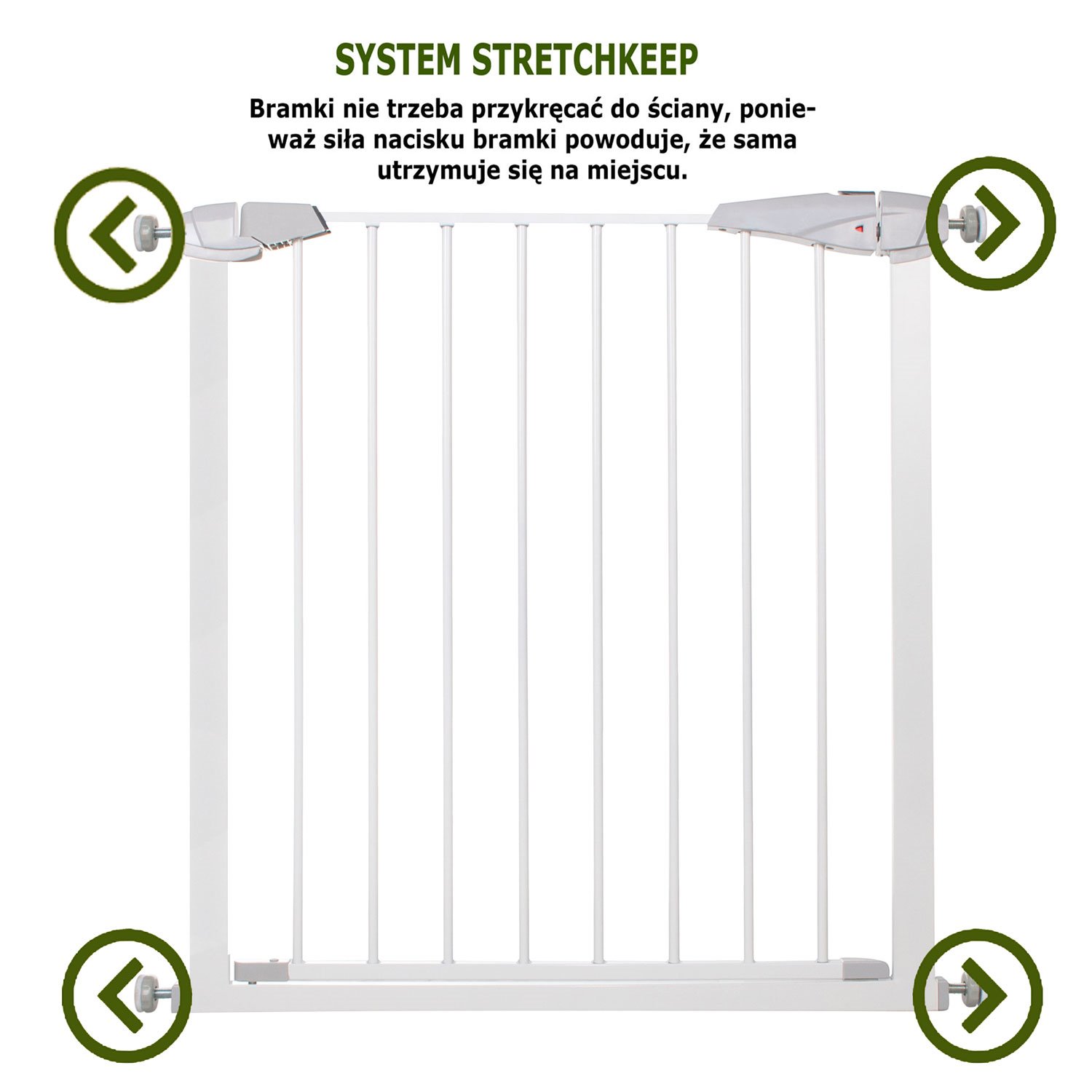 Apsauginis barjeras Springos SG0001A 104-113 cm