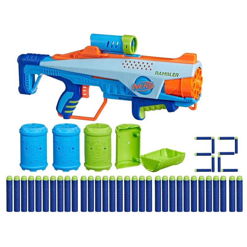 „Nerf Blaster Elite JR Rookie Pack“ paleidimo priemonė, 32 šoviniai, nukreipta į ZA5180