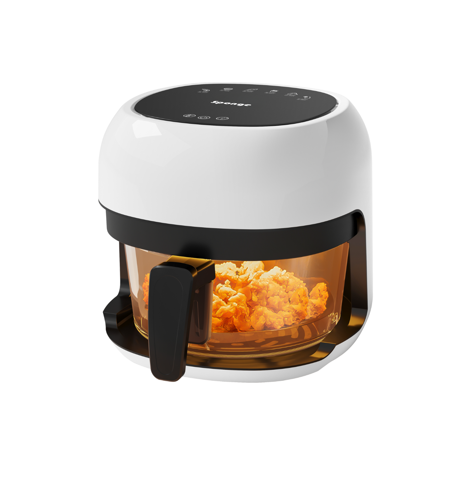 Sponge Air Fryer Oven 4L Glass Cooker