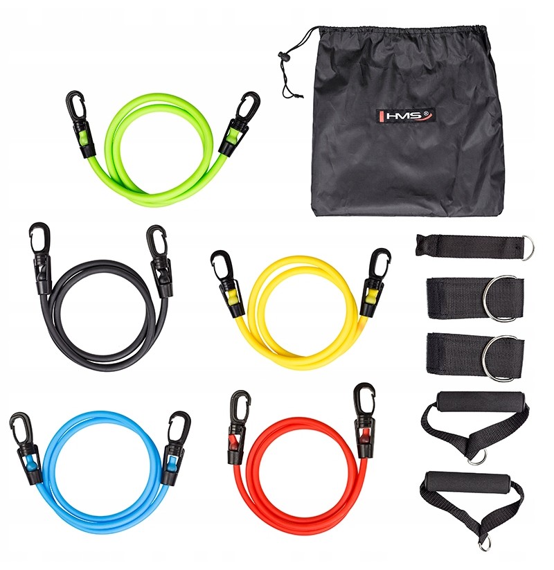 Skirtingų pasipriešinimų gumų rinkinys sportui JT-003 Power Resistance bands