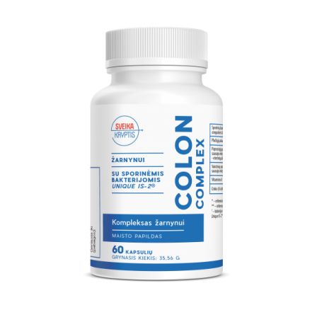 Colon Complex Žarnynui su sporinėmis bakterijomis Unique IS-2® N60