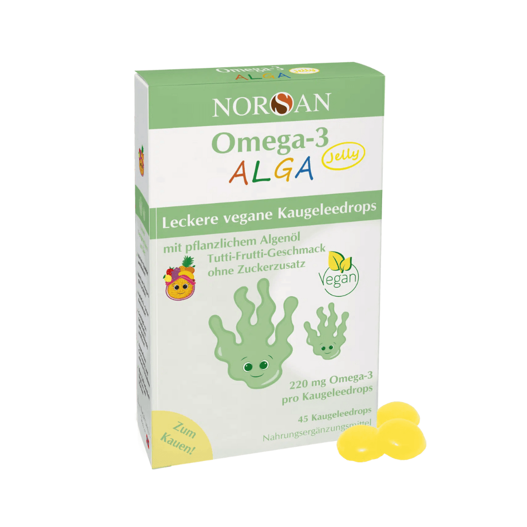 Omega-3 Allga Jelly, guminukai, 45 vnt.